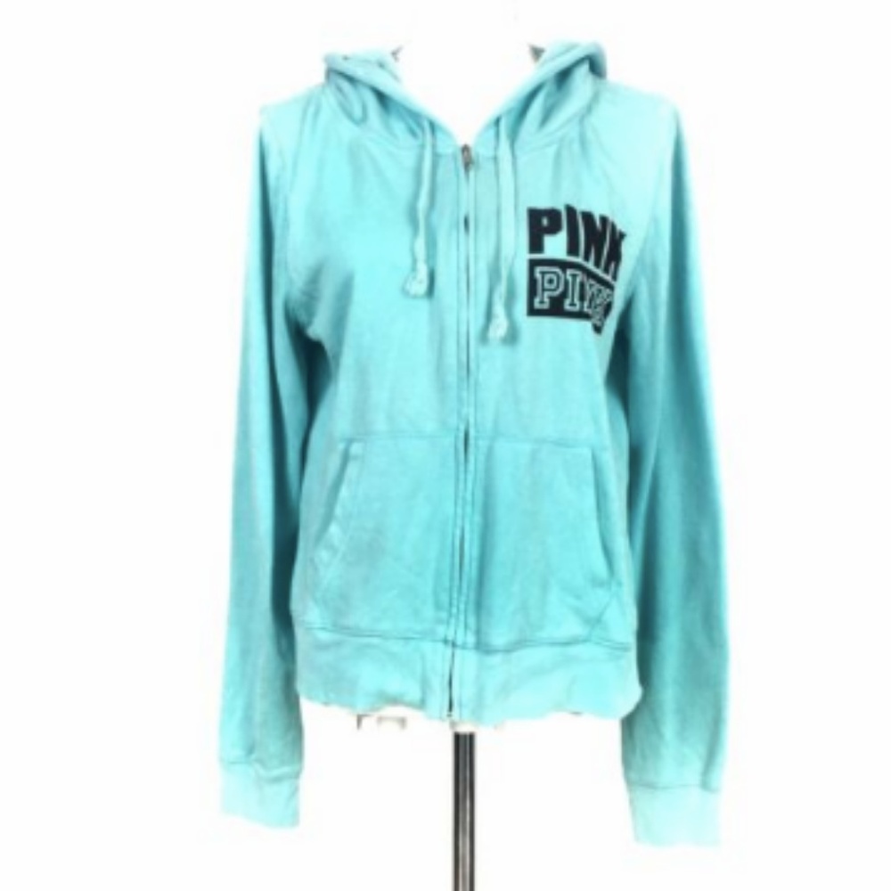 PINK Victoria's Secret Large Zip Up Jacket Hooded